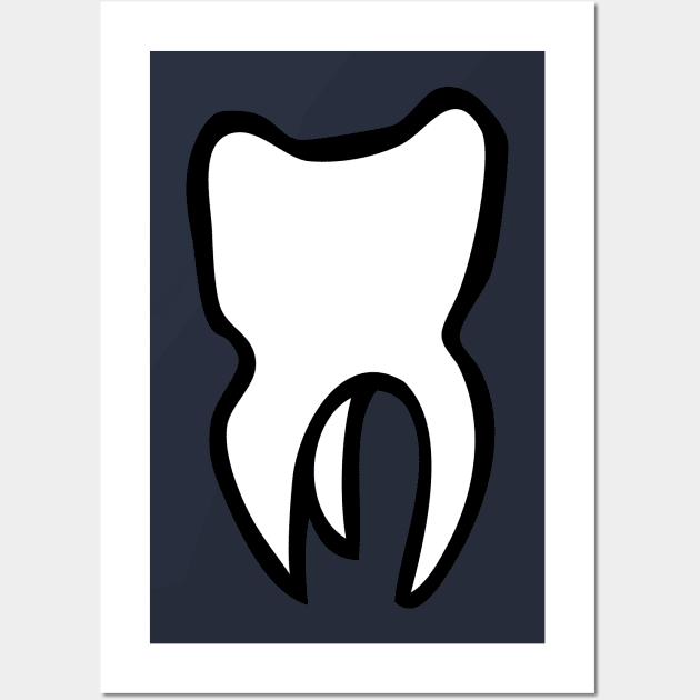 tooth Wall Art by Huggy Mauve